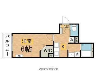 KEIAI RESIDENCE 北野【2階】の間取り