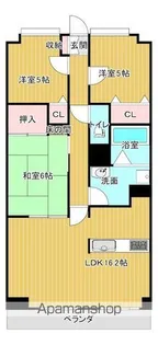 エアフォルク竹原【302号室】の間取り