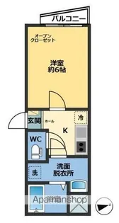 メゾン・ドゥ・アッシュ松戸【1階】の間取り