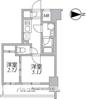 SYFORME住吉【5階】の間取り