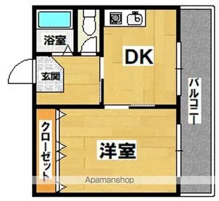 スカイハイツ苅田【5階】の間取り