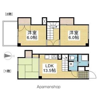 スミタスヴィレッジ空港通Ⅰ【303.号室】の間取り