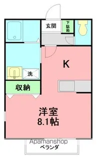 メゾンヒロ【1階】の間取り