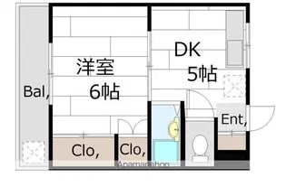 サンハイム西口【3階】の間取り