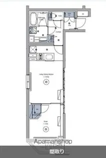 SYFORME NEXT IKEBUKURO WEST【2階】の間取り