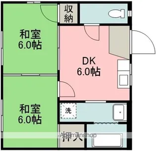 グリーンピアA【1階】の間取り
