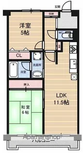 ファインビュー千葉【3階】の間取り