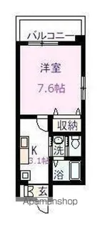 BBS古賀駅前【403号室】の間取り