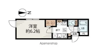 モカテラス松戸【1階】の間取り
