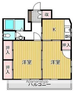 京都池園【4階】の間取り
