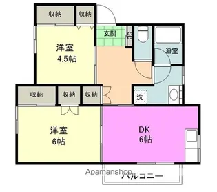 フォルトゥーナ【2階】の間取り