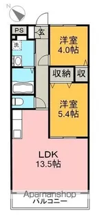 ガーデンヒルズ青山【2階】の間取り