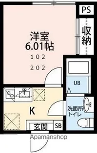 BRIX葛城【2階】の間取り