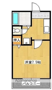 メゾンパル【3階】の間取り