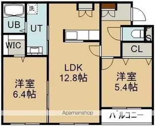 ARU LEBEN(アル レーベン)【3階】の間取り