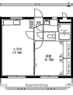 ファーマ花山手【2階】の間取り