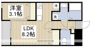 ヒルズ柿乃木坂【305号室】の間取り
