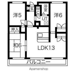 アーク千歳【3階】の間取り