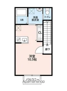 ESPACE VERT【2階】の間取り