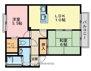 サンガーデン城町【2階】の間取り