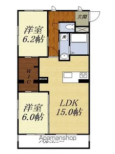 エクシード三方原Ⅲ(北棟)【1階】の間取り
