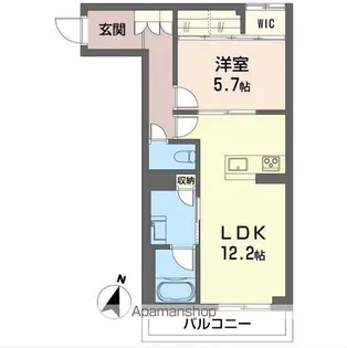 KS−Ⅱ与野本町【1階】の間取り