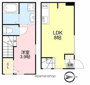 クレストコートⅠ【H号室】の間取り