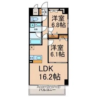 CASA GRIGIO【603号室号室】の間取り