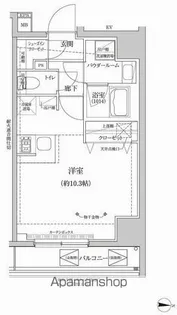 RELUXIA本所吾妻橋Ⅲ【2階】の間取り