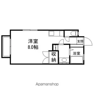 コーポリラ【201号室】の間取り