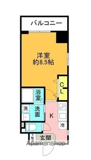 K−クレスト西新町【2階】の間取り