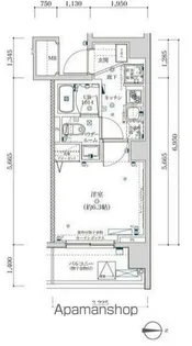 スクエアシティ東神奈川【11階】の間取り