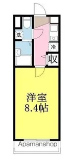 富士ヒューベリオンビル【407号室】の間取り