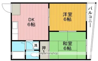 クローバーハイツ【1階】の間取り