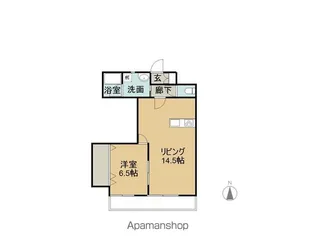 大蔵浅田ビル【1階】の間取り