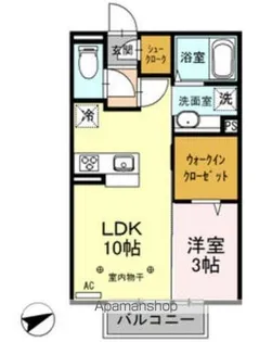 マロニエジャルダン A【2階】の間取り