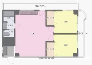 三木ビル川高前【4階】の間取り