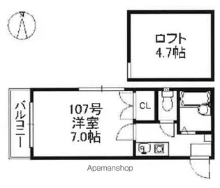 マキシム姪浜西II【1階】の間取り