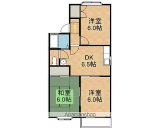 シティハイツB【101号室】の間取り