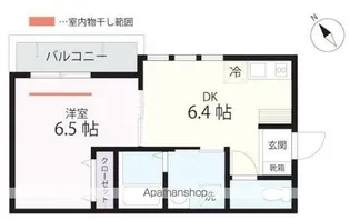 QUIET CRAB HOUSE MIX山手(仮)【3階】の間取り