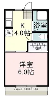 ハイツSJ下島【103号室】の間取り