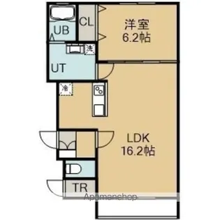 ストックトン(ストックトン)【1階】の間取り