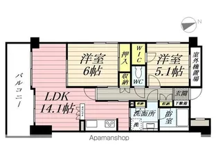 セブン フィールド【1階】の間取り