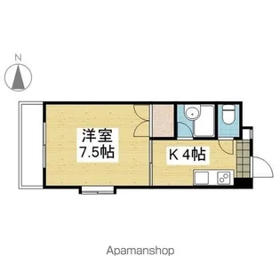 SELEコート一番館【411号室】の間取り