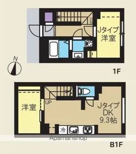 CREAL新高円寺【1階】の間取り