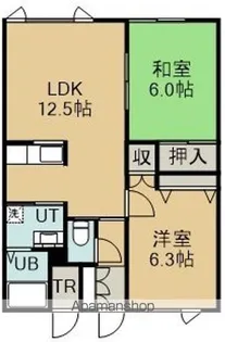 ブロッサム21【207号室】の間取り