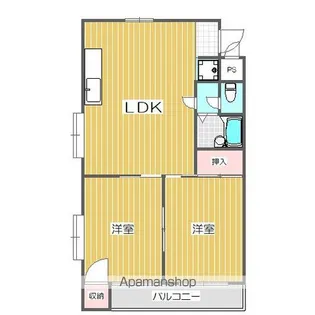 LUMIERE住吉NORTH【4階】の間取り