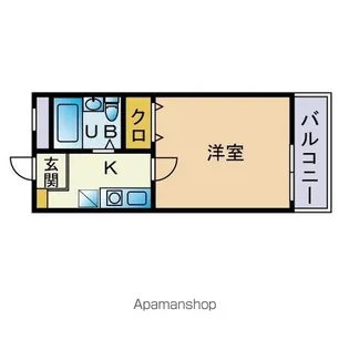 オーチャード那珂【307号室】の間取り