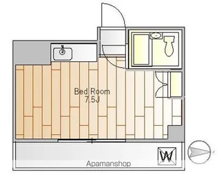 東京都世田谷区世田谷1丁目【マンション】の間取り