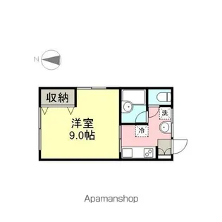 ヨシケンハイツB【107号室】の間取り